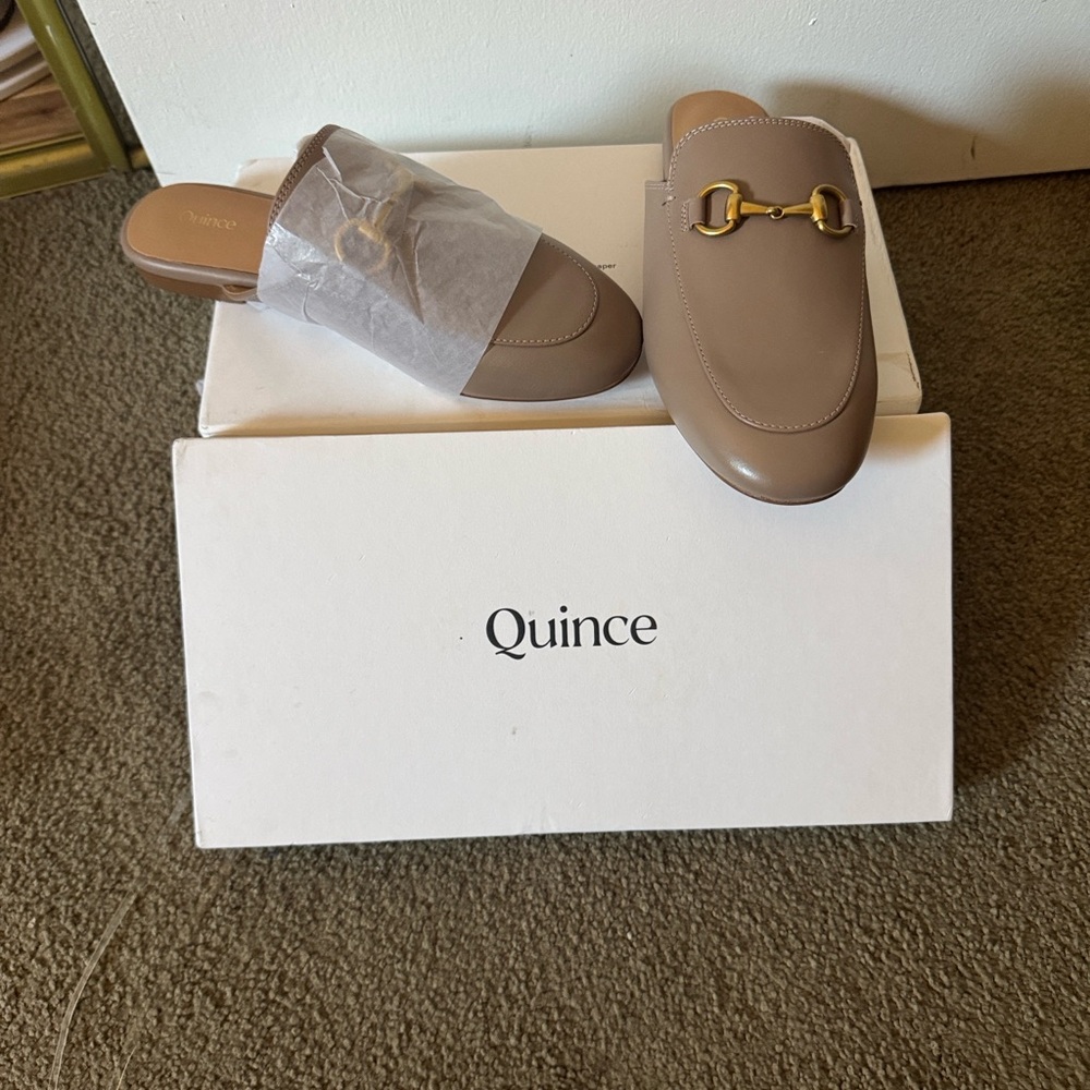 Quince horsebit mules